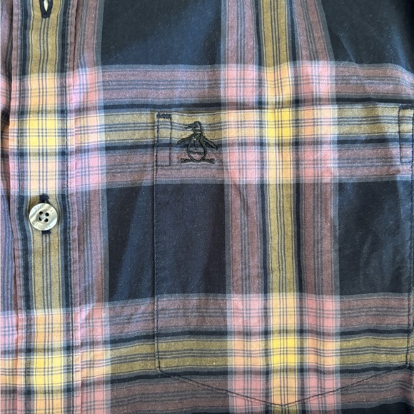 3 Original Penguin Light Gray Button-Up Shirt - Picture 9 of 13